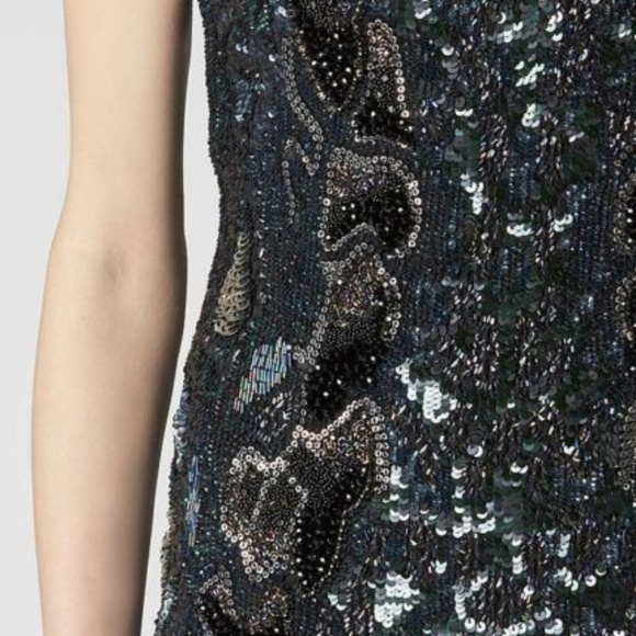BNWT All Saints Python Sequin dress - Picture 2 of 3